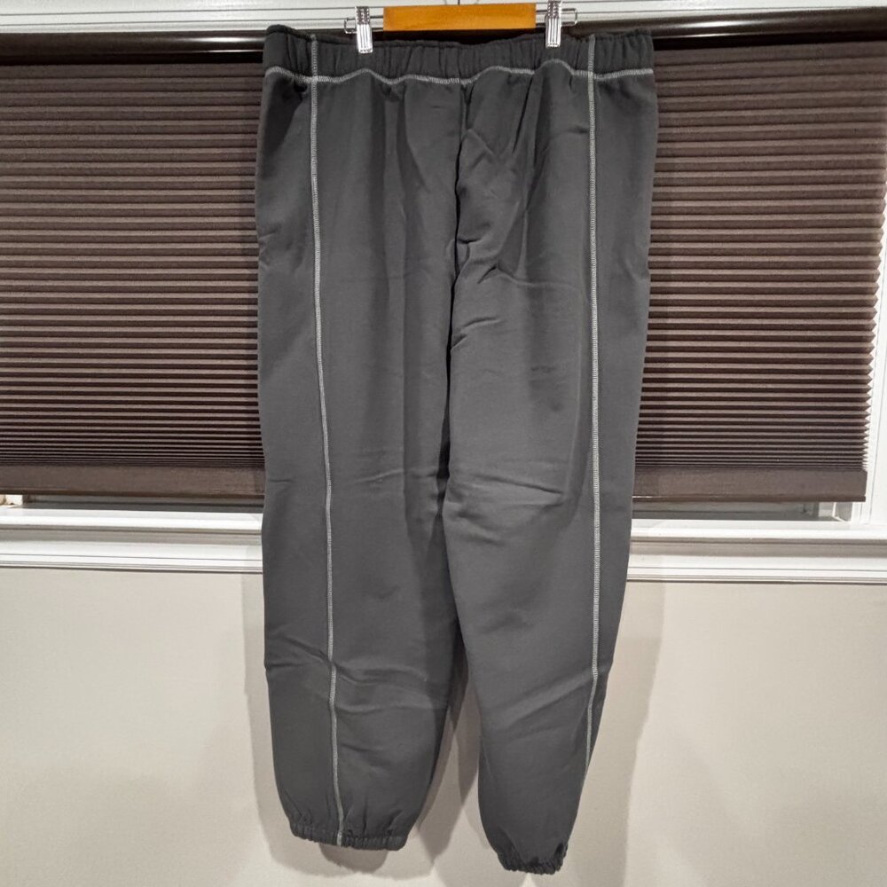 Athleta Women's Forever Fleece High Rise Jogger Grey/Stone SZ: XL